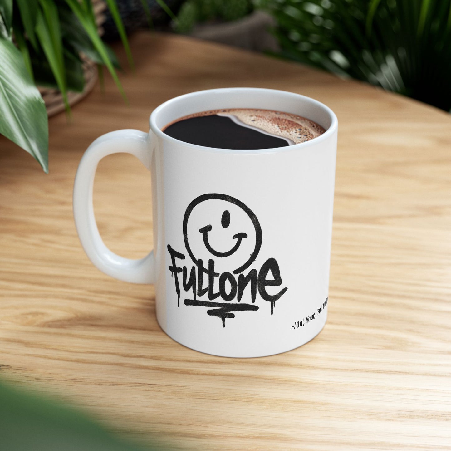Ceramic Mug - 'Fullone' Graffiti Logo Coffee Cup (11oz & 15oz)