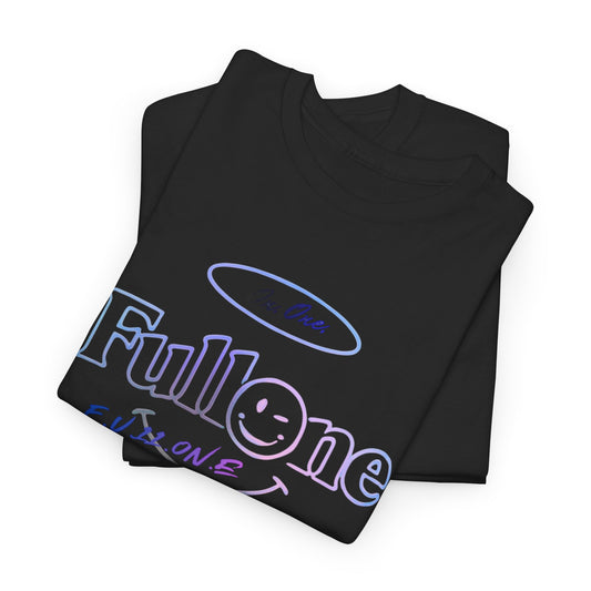 FullOne '11' Graphic Tee – Minimal Pastel Logo T-Shirt