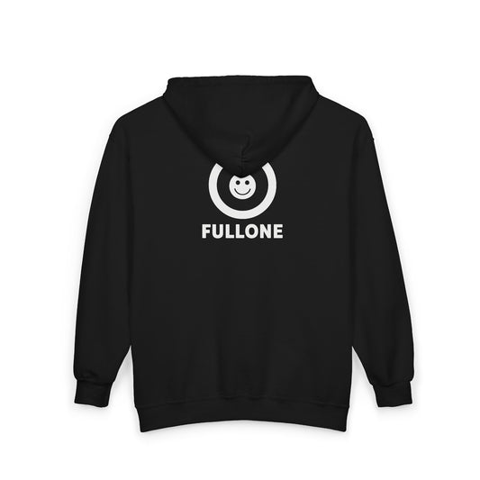 FullOne Power Logo Zip Hoodie — Tech Gamer Full-On Graphic Zip-Up