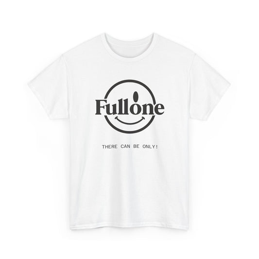 Fullone Smile Logo T-Shirt — Minimalist Graphic Tee (“There Can Be Only 1”)