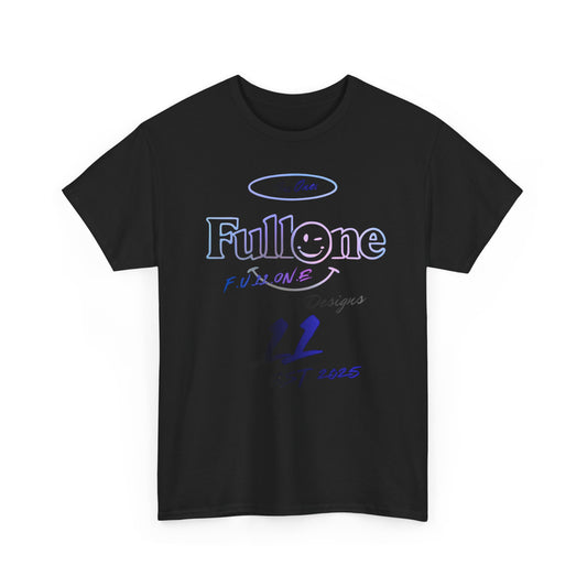 Fullone Graphic Tee — Retro Neon Logo T‑Shirt
