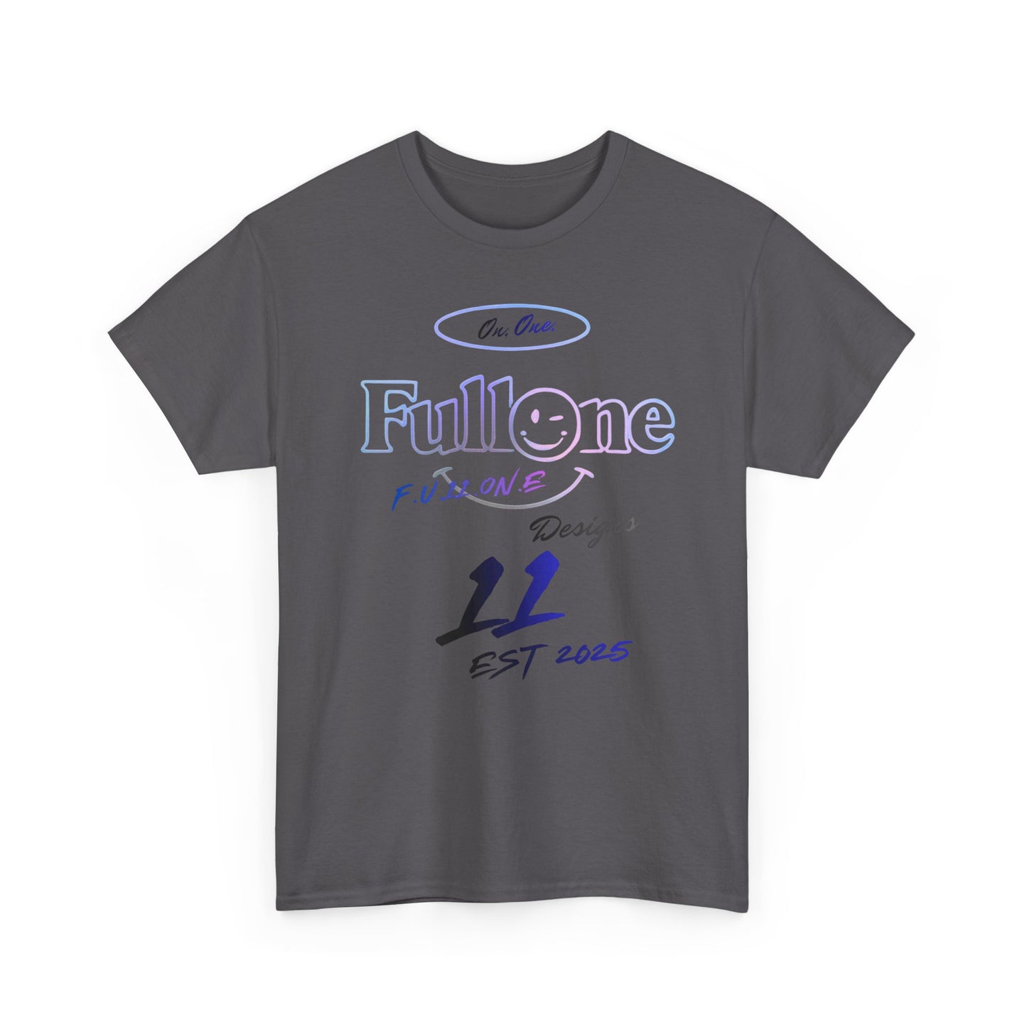 Fullone Graphic Tee — Retro Neon Logo T‑Shirt
