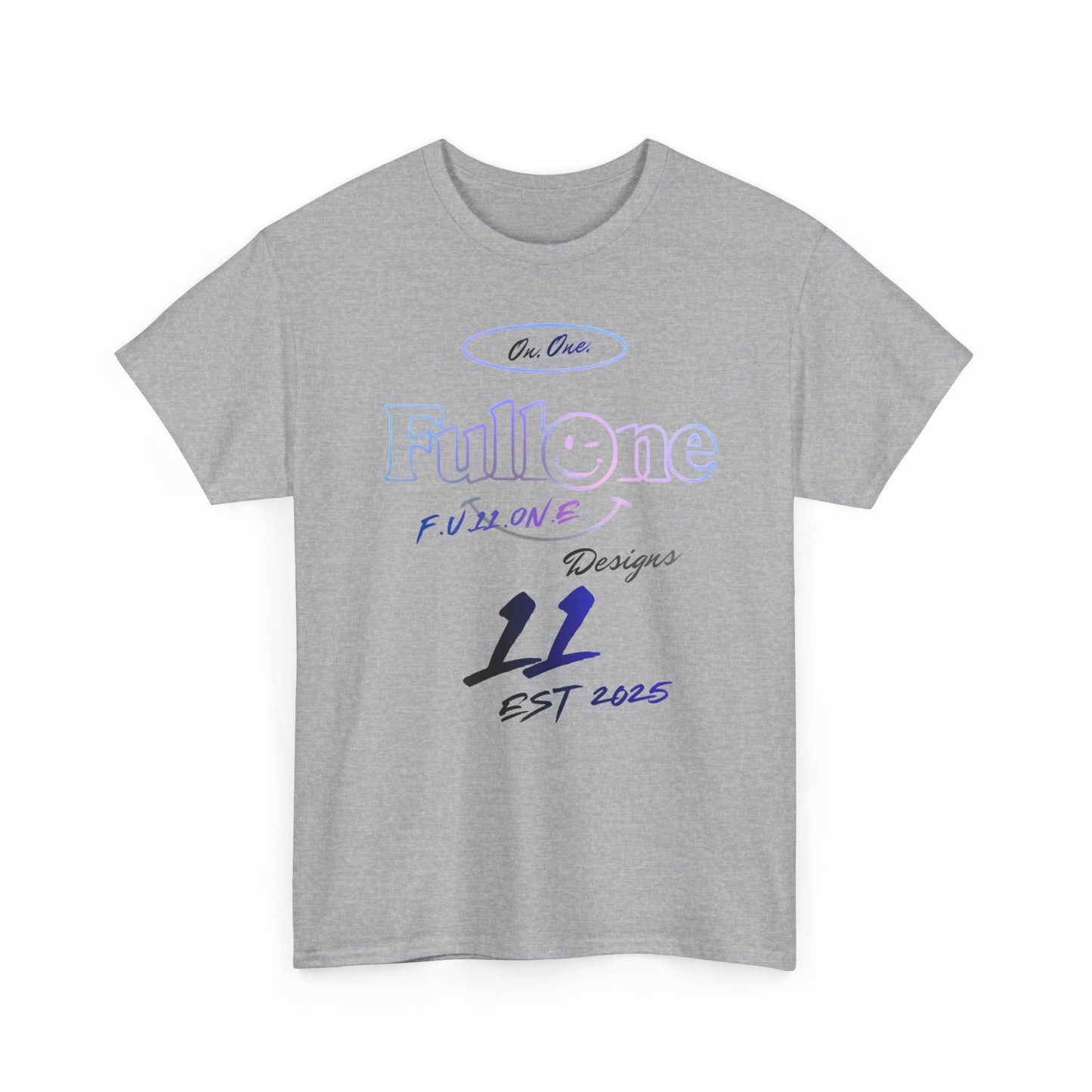 Fullone Graphic Tee — Retro Neon Logo T‑Shirt