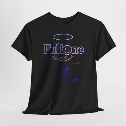 Fullone Graphic Tee — Retro Neon Logo T‑Shirt