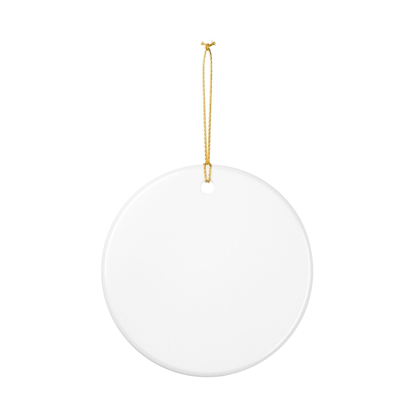 Smiley 'Fultone' Ceramic Ornament — Graffiti-Style Holiday Decoration