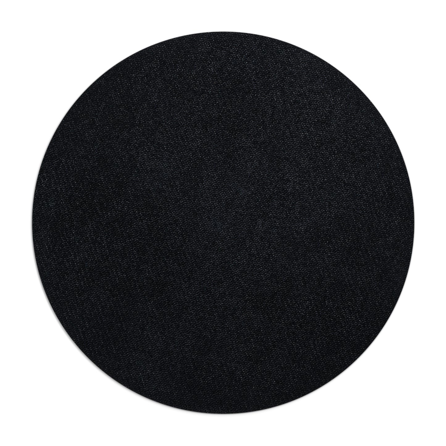 Round Mouse Pad — Black Graffiti Smiley with “Fulltone” Street Art Design