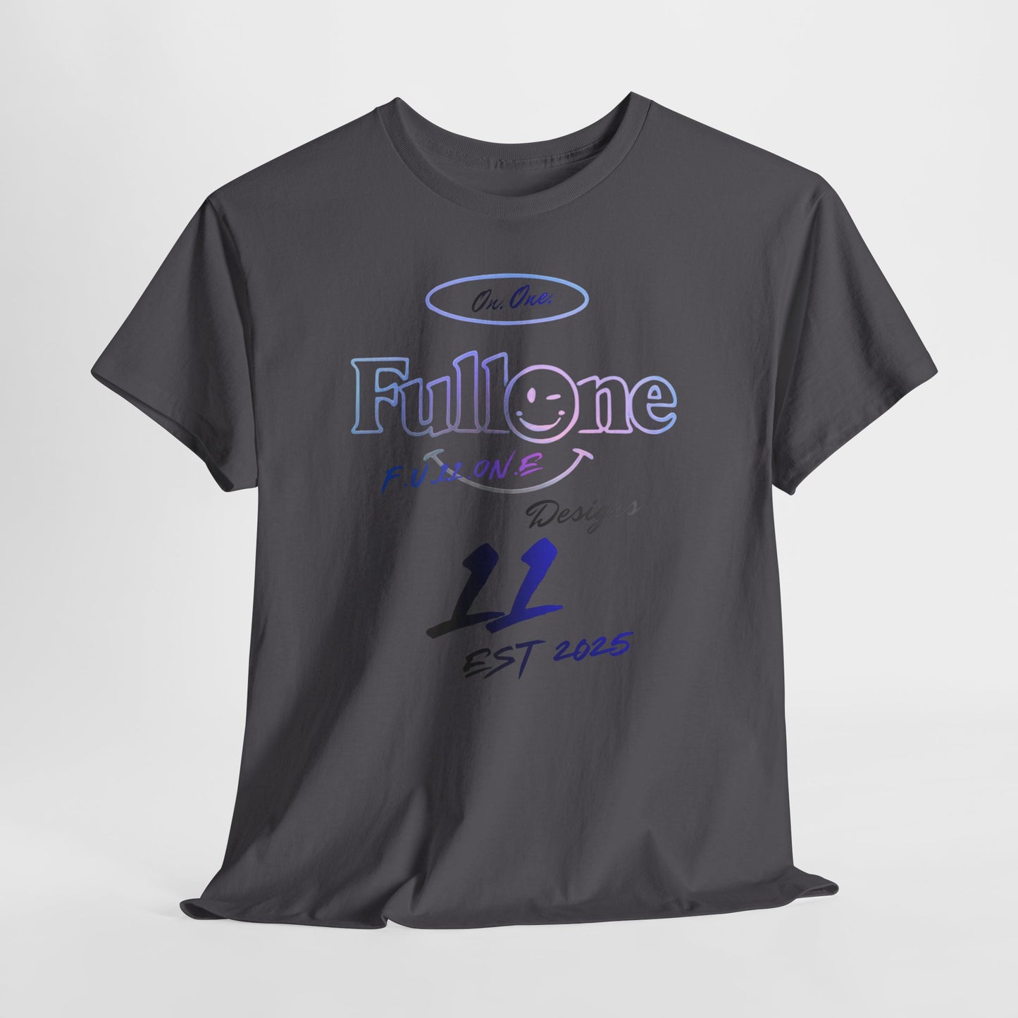 Fullone Graphic Tee — Retro Neon Logo T‑Shirt