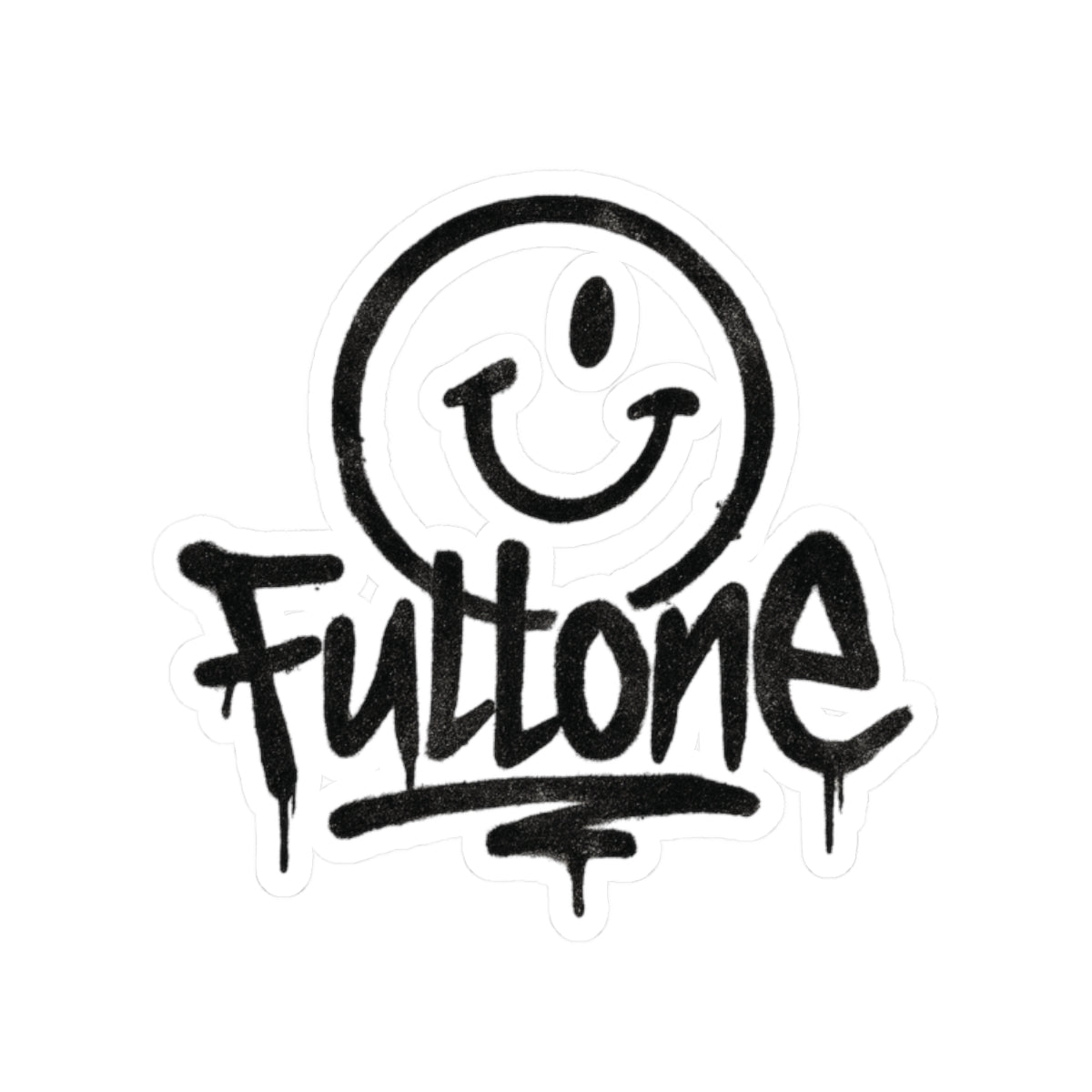 Fultone Graffiti Smile Kiss-Cut Sticker