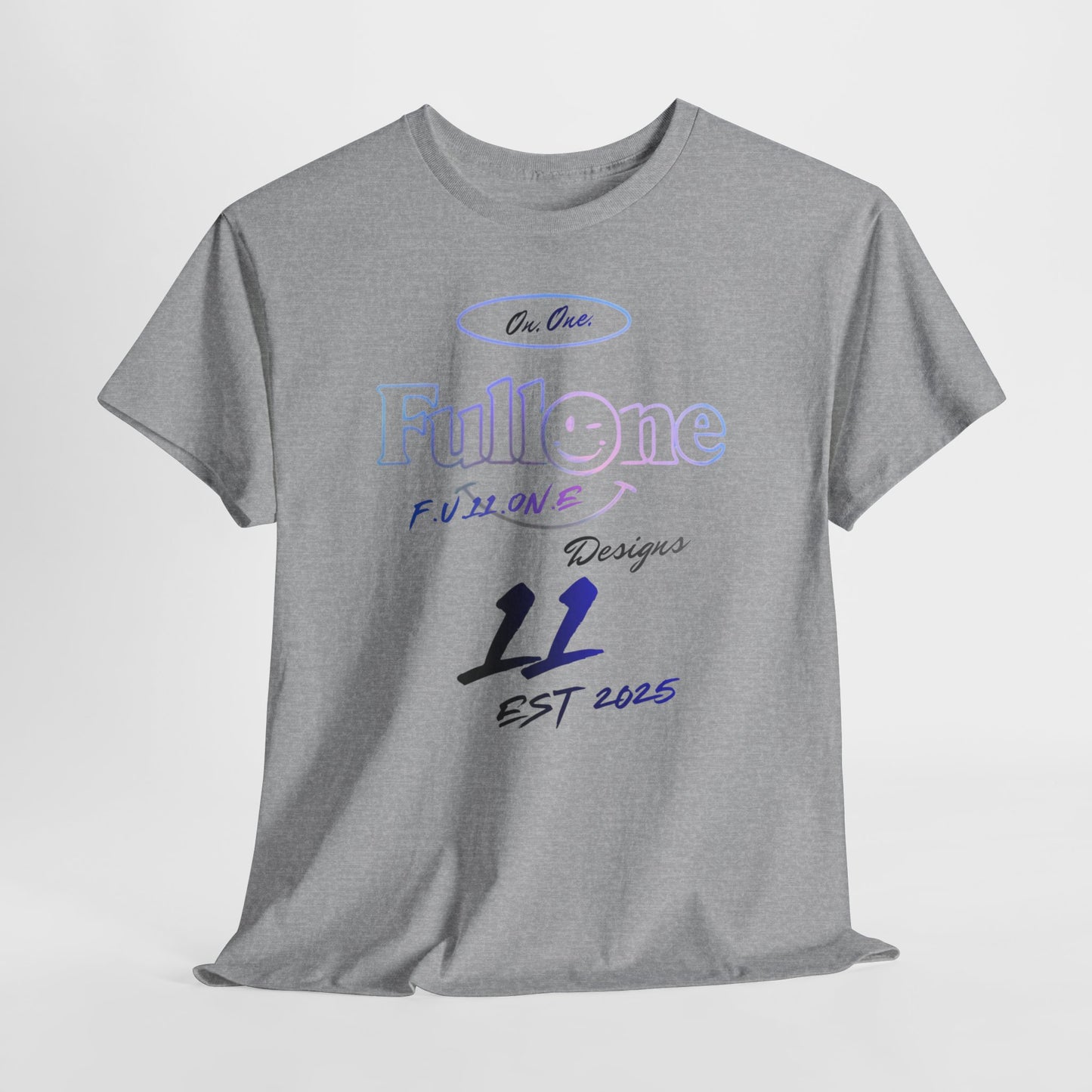 Fullone Graphic Tee — Retro Neon Logo T‑Shirt