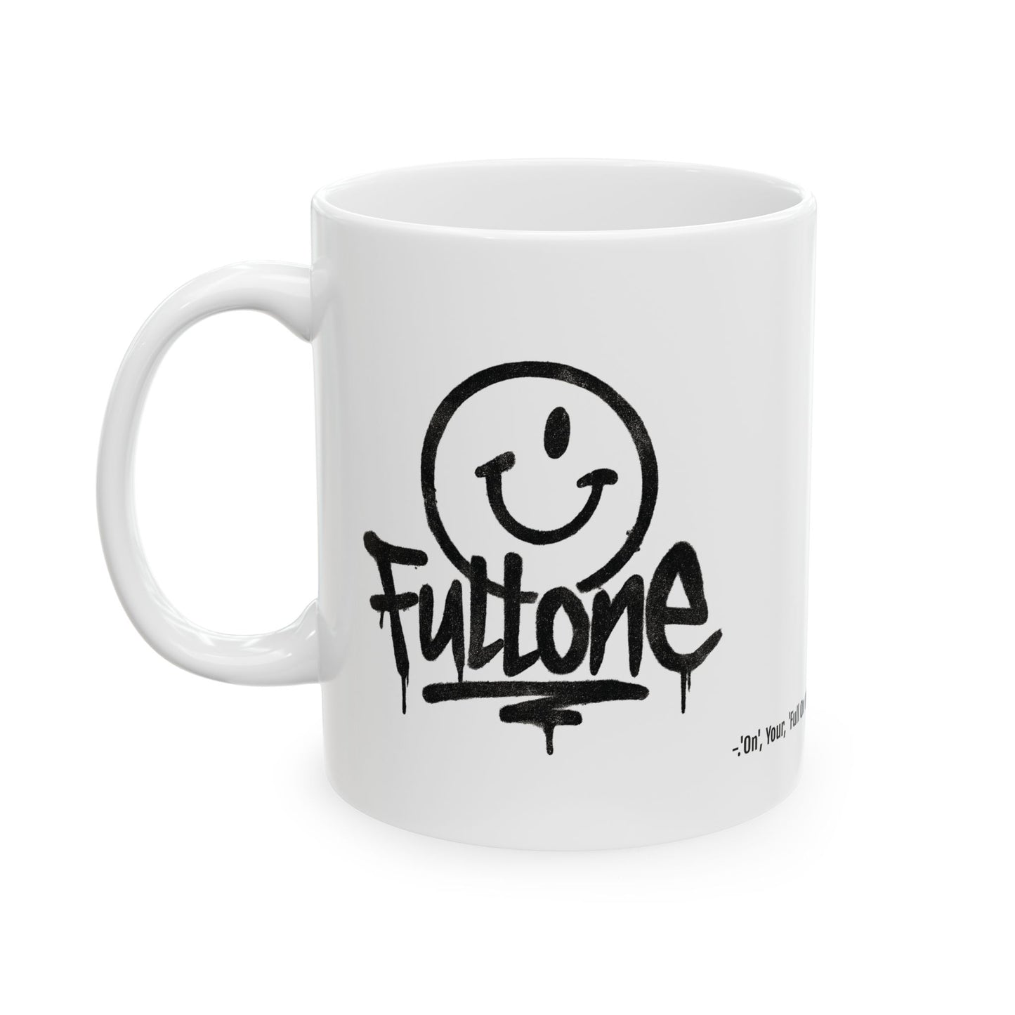 Ceramic Mug - 'Fullone' Graffiti Logo Coffee Cup (11oz & 15oz)